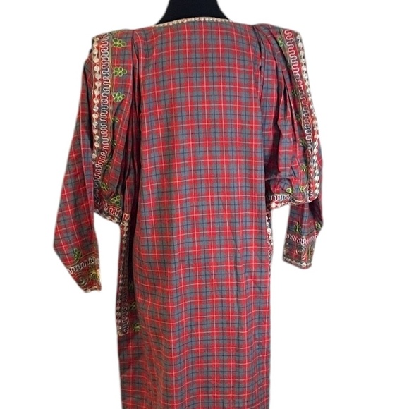 Vintage Handmade Embroidered Middle Eastern Kaftan- See measurements for Size - Picture 8 of 9